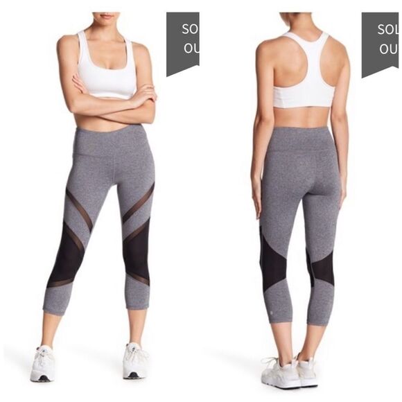 Z By Zella Prima Crop Melange Leggings - Picture 1 of 7